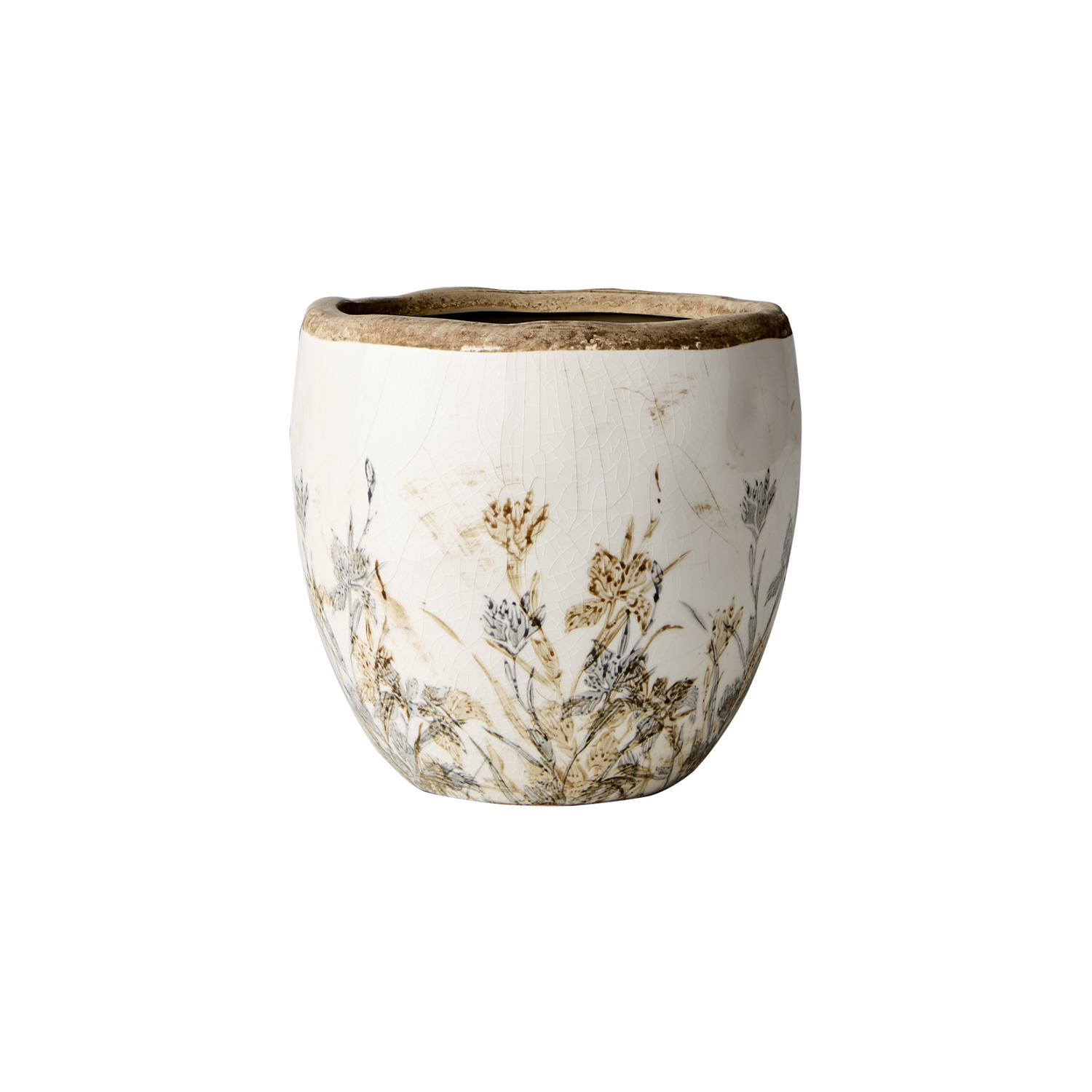 Affari of Sweden TUVA Kruka, Vit/lila/beige
