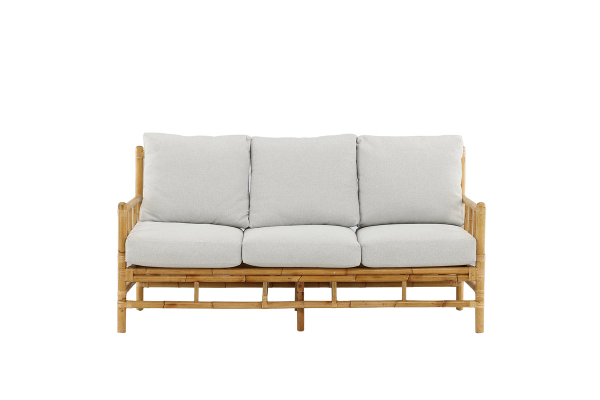 Venture Design Cane 3-sits soffor Natur