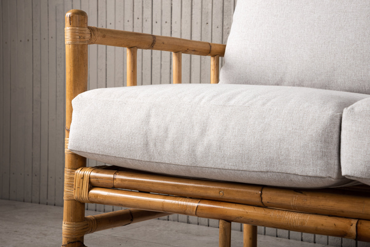 Venture Design Cane 3-sits soffor Natur