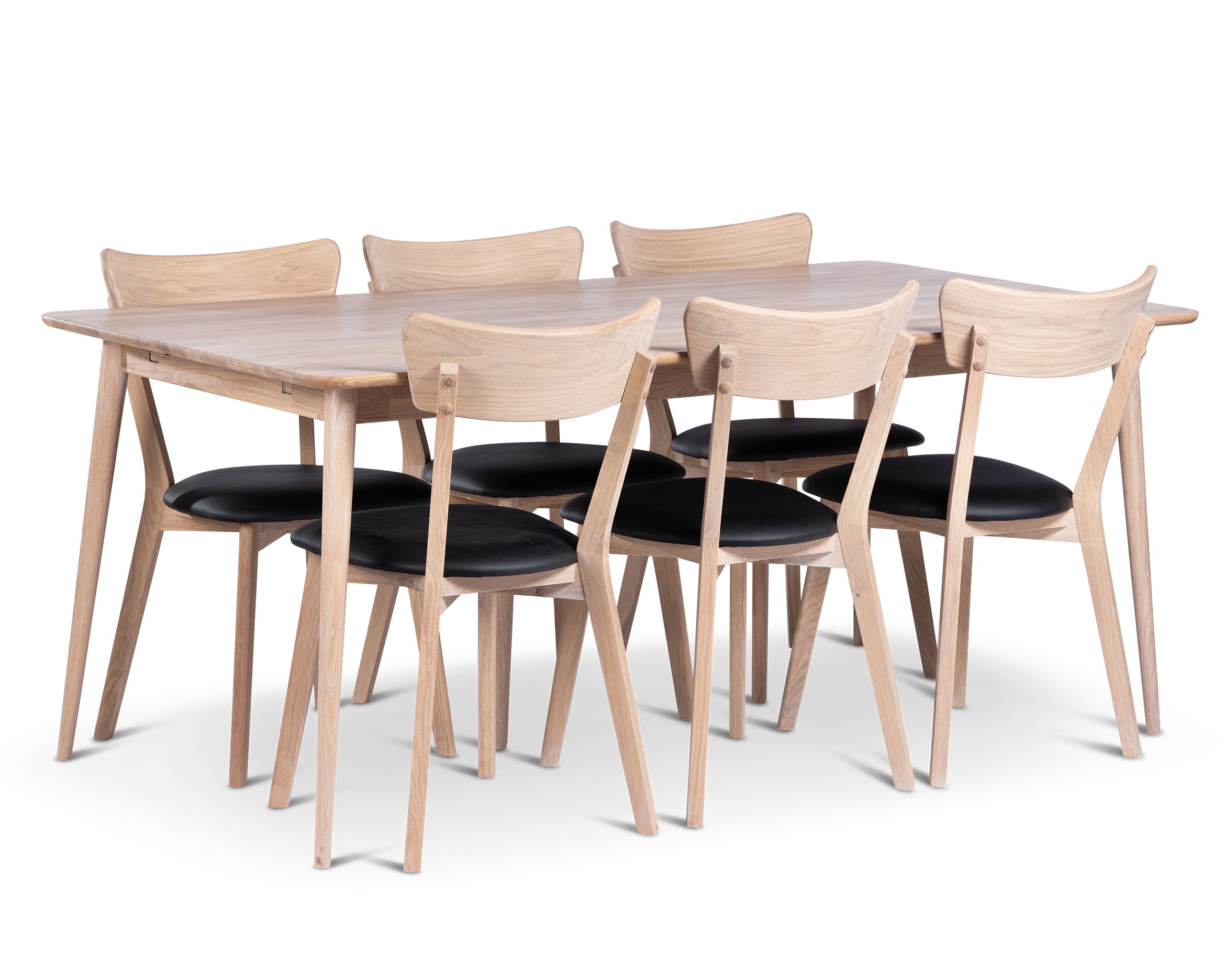 Stenexpo Odense 180x90 med 6 st.Eksjö stol.
