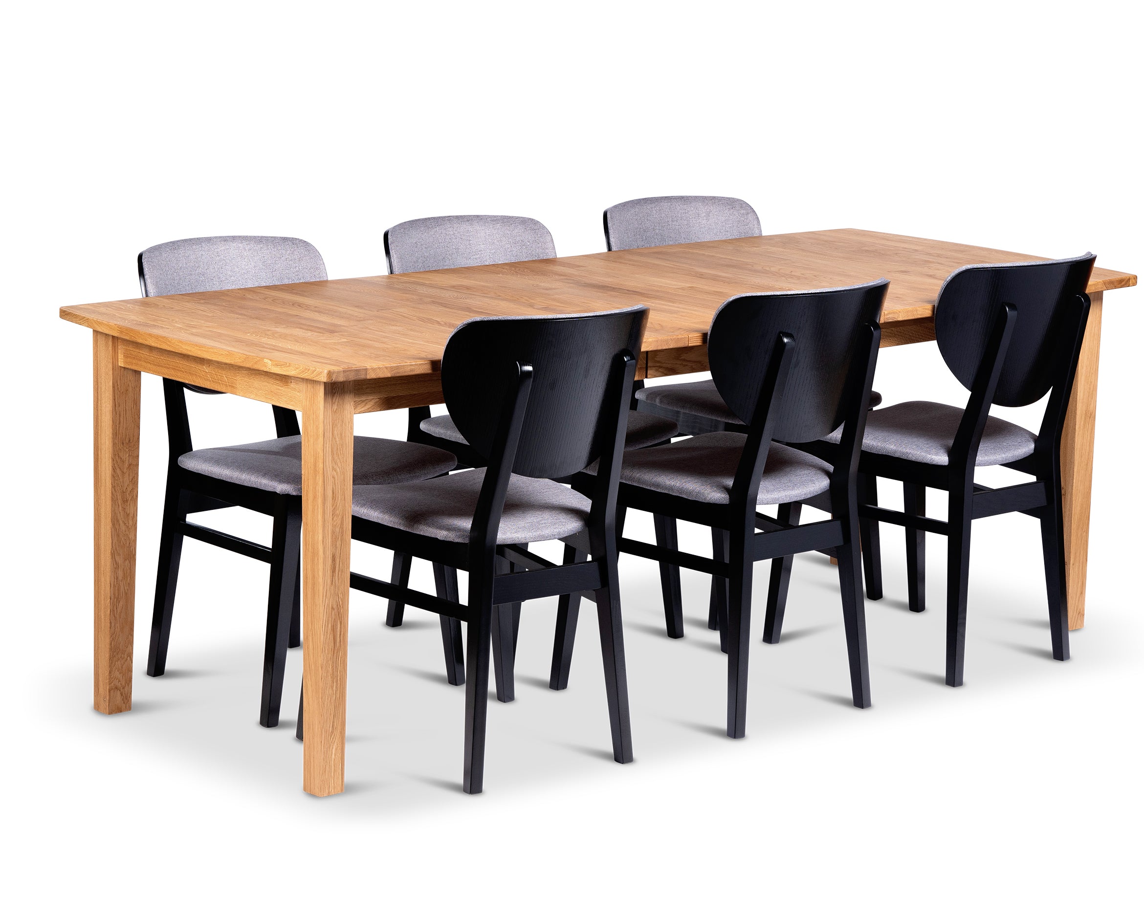 Stenexpo Visby 160/210x90 med 6 st.Borgholm stol.