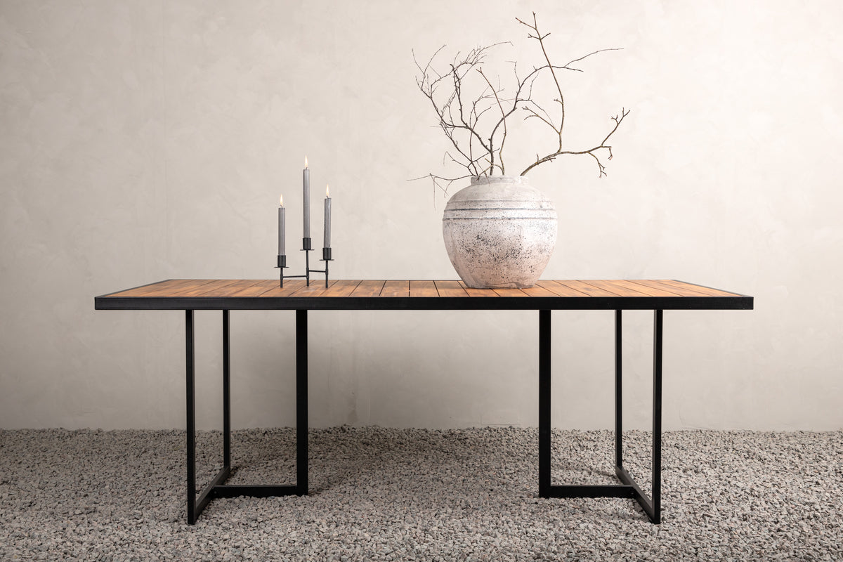 Venture Design Khung Rektangulära Matbord 200 x 100 Natur