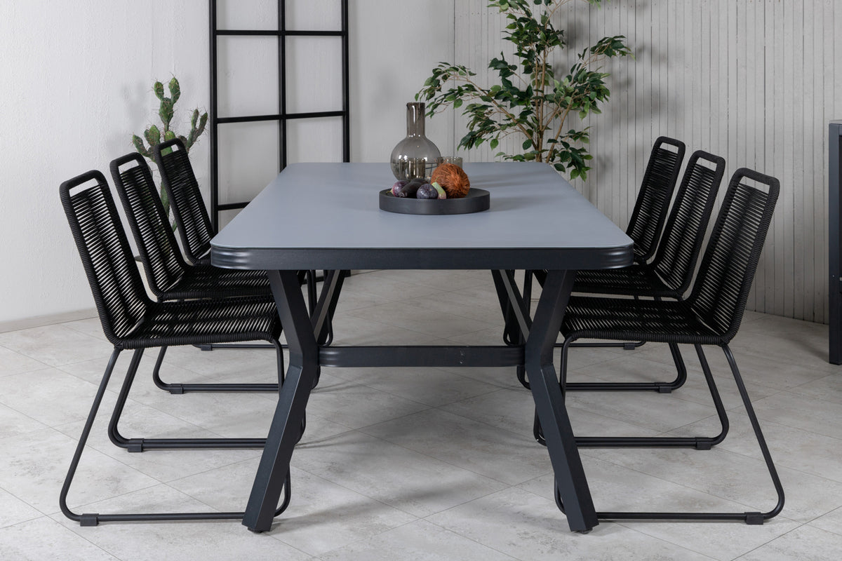 Venture Design Virya Rektangulära Matbord 200 x 100 Svart