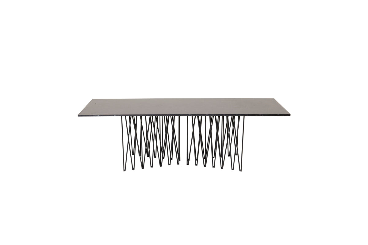 Venture Design Stone Soffbord 140 x 60 Svart