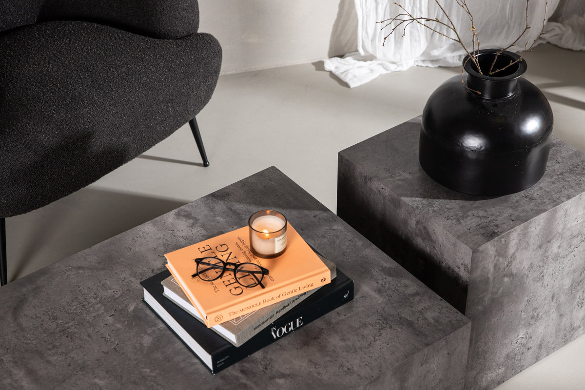 Venture Design York Soffbord 80 x 60 Mörkgrå