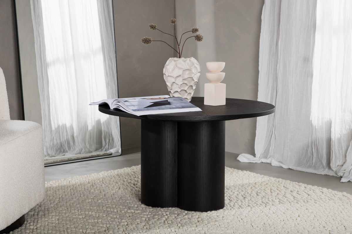 Venture Design Olivia Soffbord ⌀80 Svart