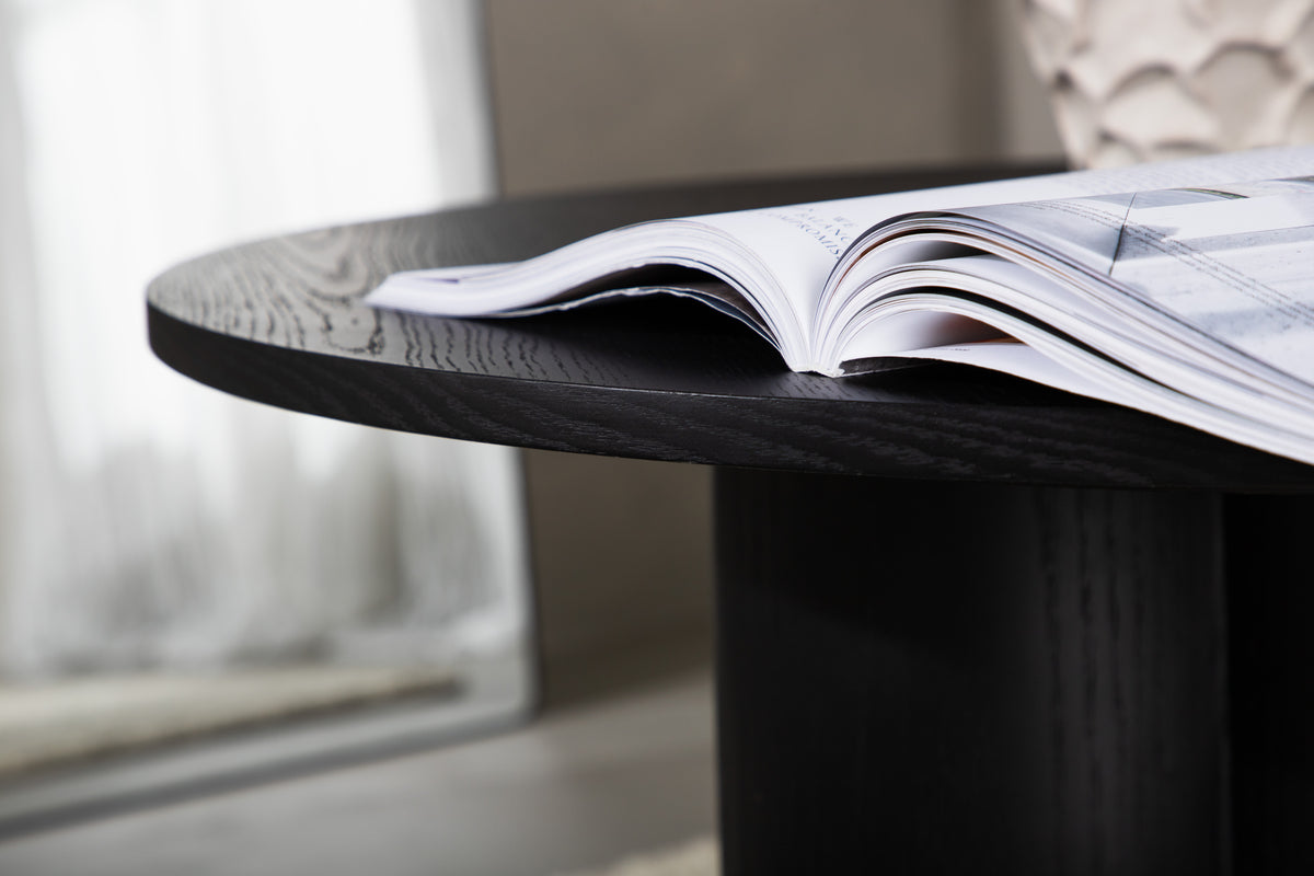 Venture Design Olivia Soffbord ⌀80 Svart