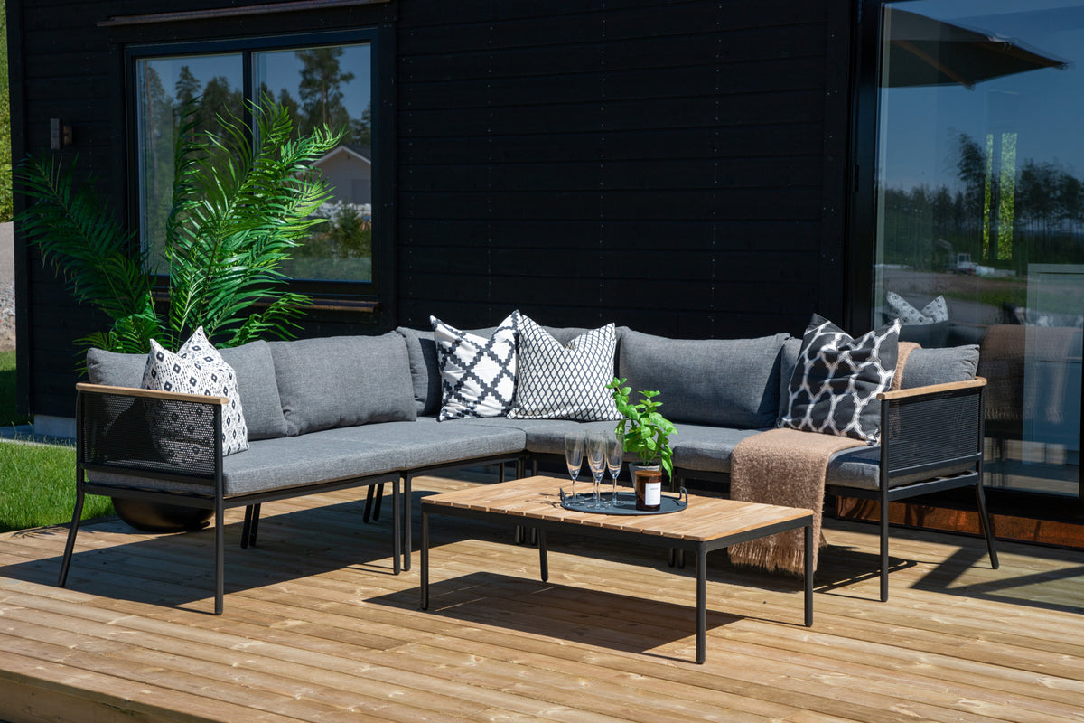 Venture Design Nettan Hörngrupper Natur Grå