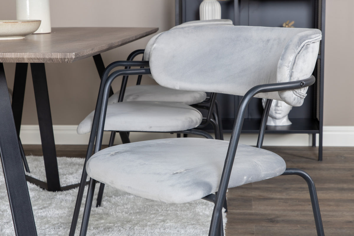 Venture Design Arrow Matstolar 2-pack Grå