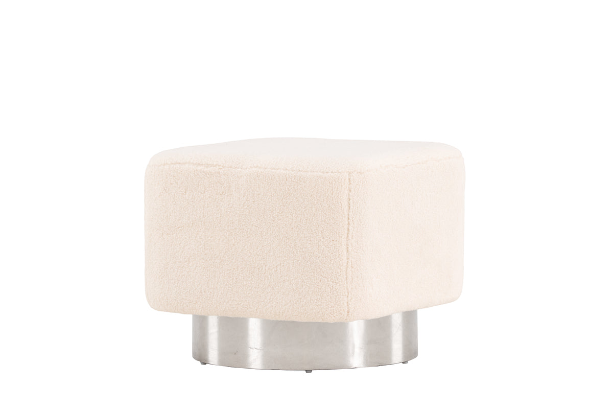 Venture Design Newton Puff 45 x 38 x 45 Off-white