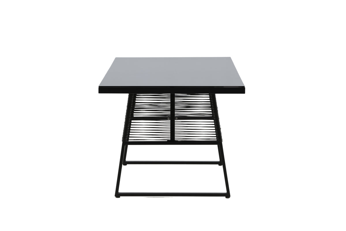 Venture Design Dallas Rektangulära Matbord 193 x 90 Svart