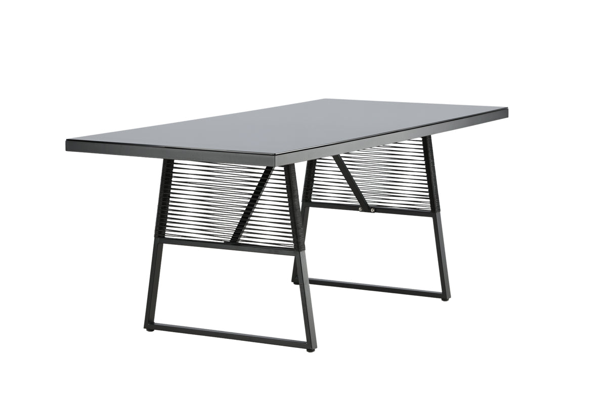 Venture Design Dallas Rektangulära Matbord 193 x 90 Svart