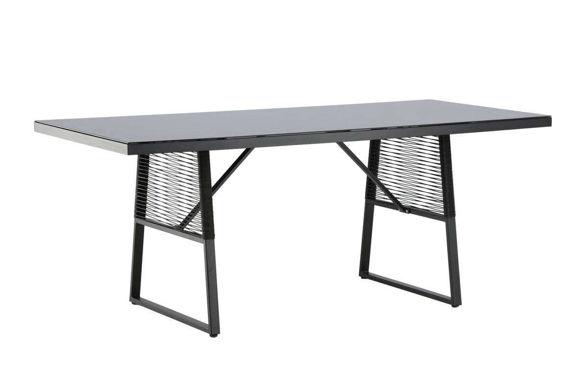 Venture Design Dallas Rektangulära Matbord 193 x 90 Svart