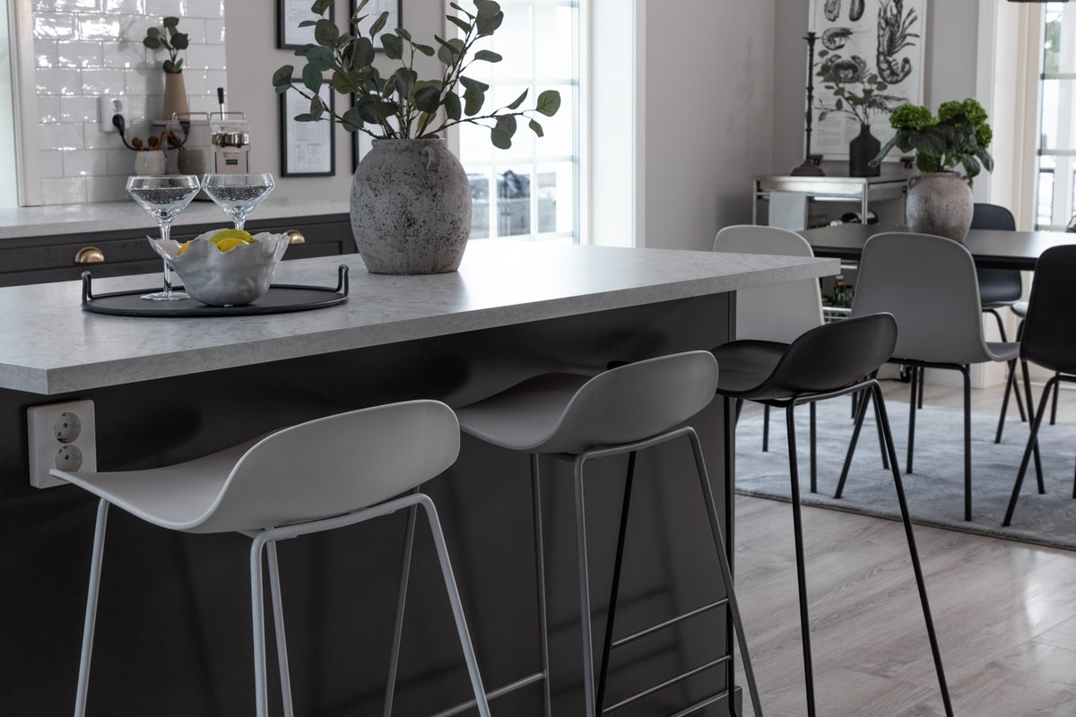 Venture Design Wave Barstolar 2-pack Grå