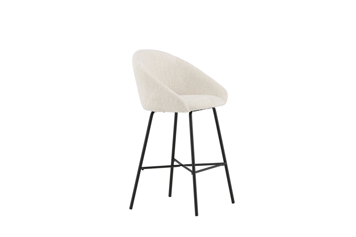 Venture Design Velvet Barstolar 2-pack Vit