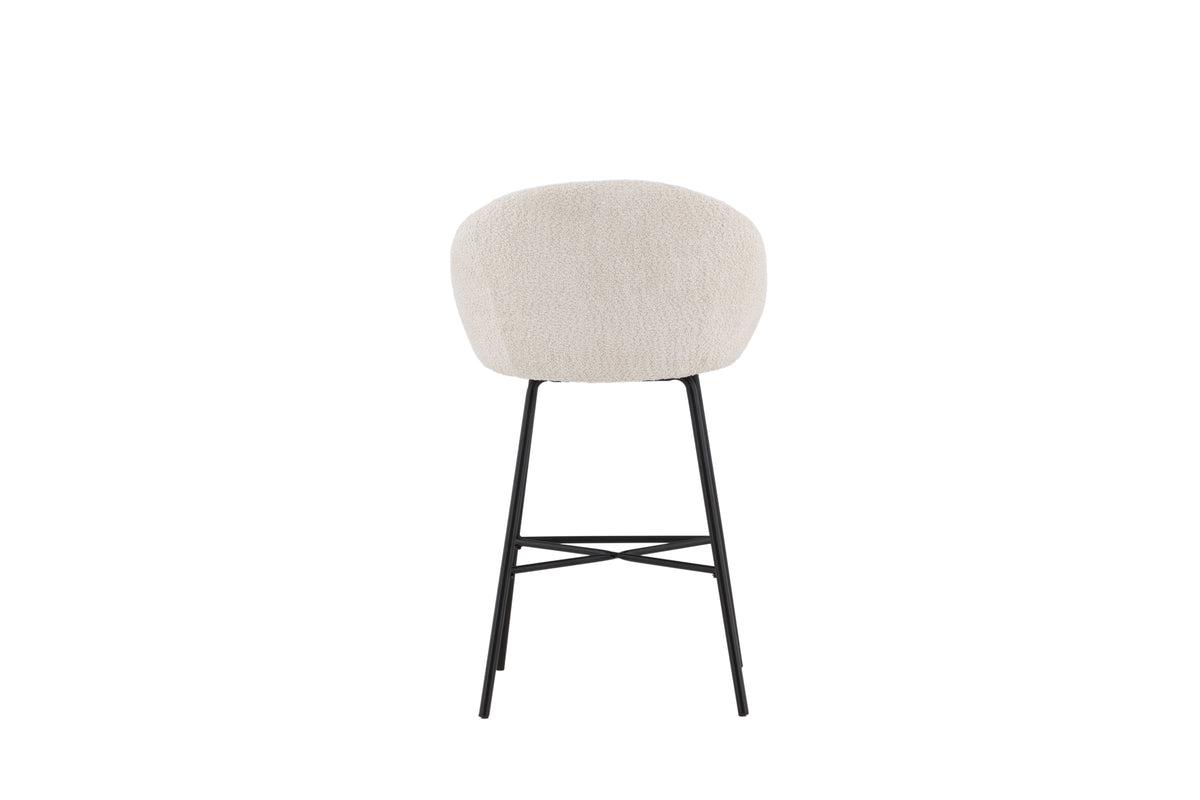 Venture Design Velvet Barstolar 2-pack Vit