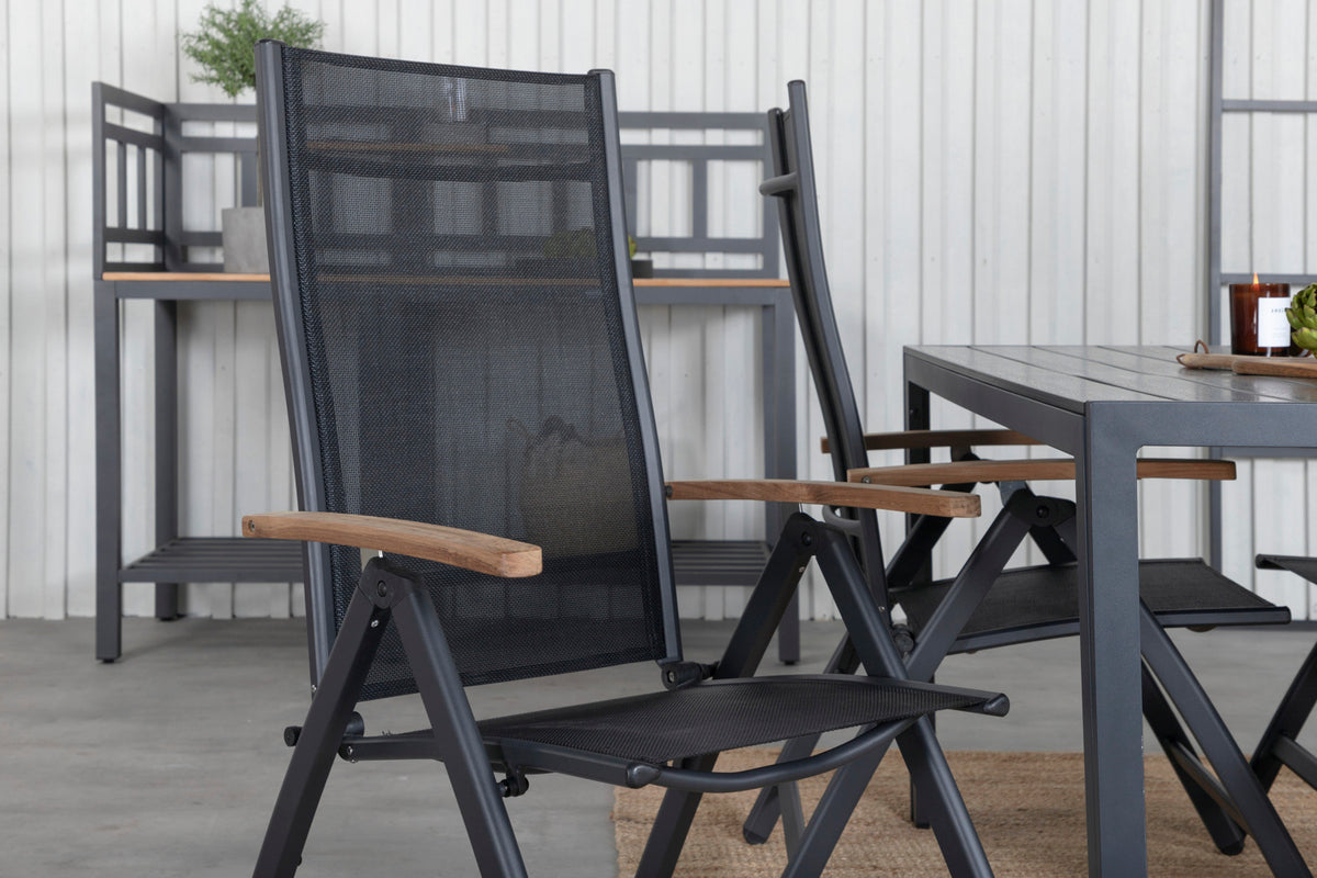 Venture Design Panama Positionsstolar 2-pack Svart