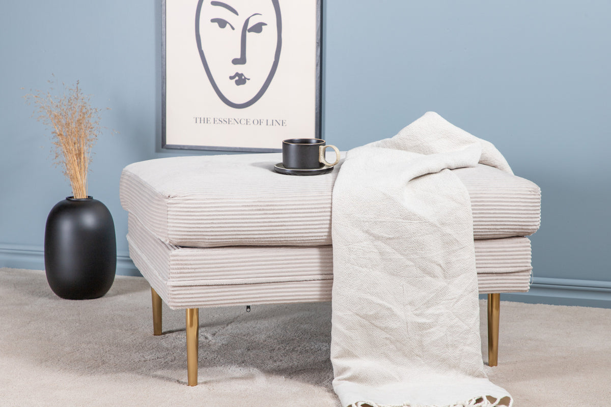 Venture Design Boom Ottoman 70 x 49 x 90 Beige