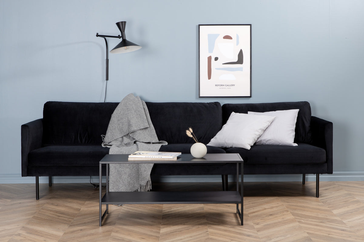 Venture Design Zoom 3-sits soffor Svart