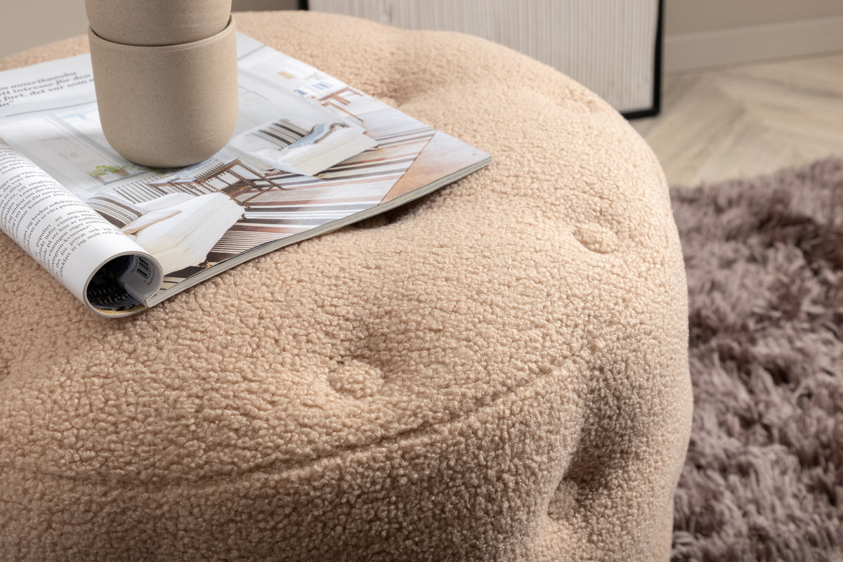 Venture Design Benjamin Puff ⌀55 ⌀55 Beige