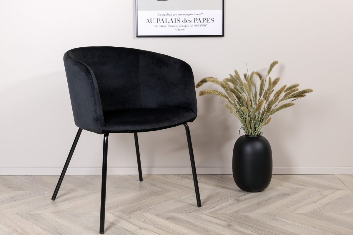 Venture Design Berit Matstolar Svart