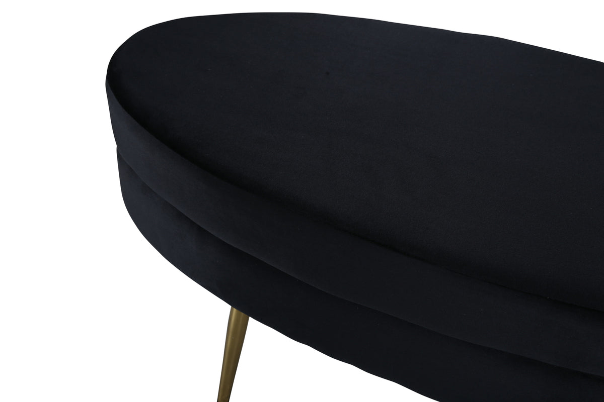 Venture Design Otto Ottoman 40 x 41 x 100 Svart