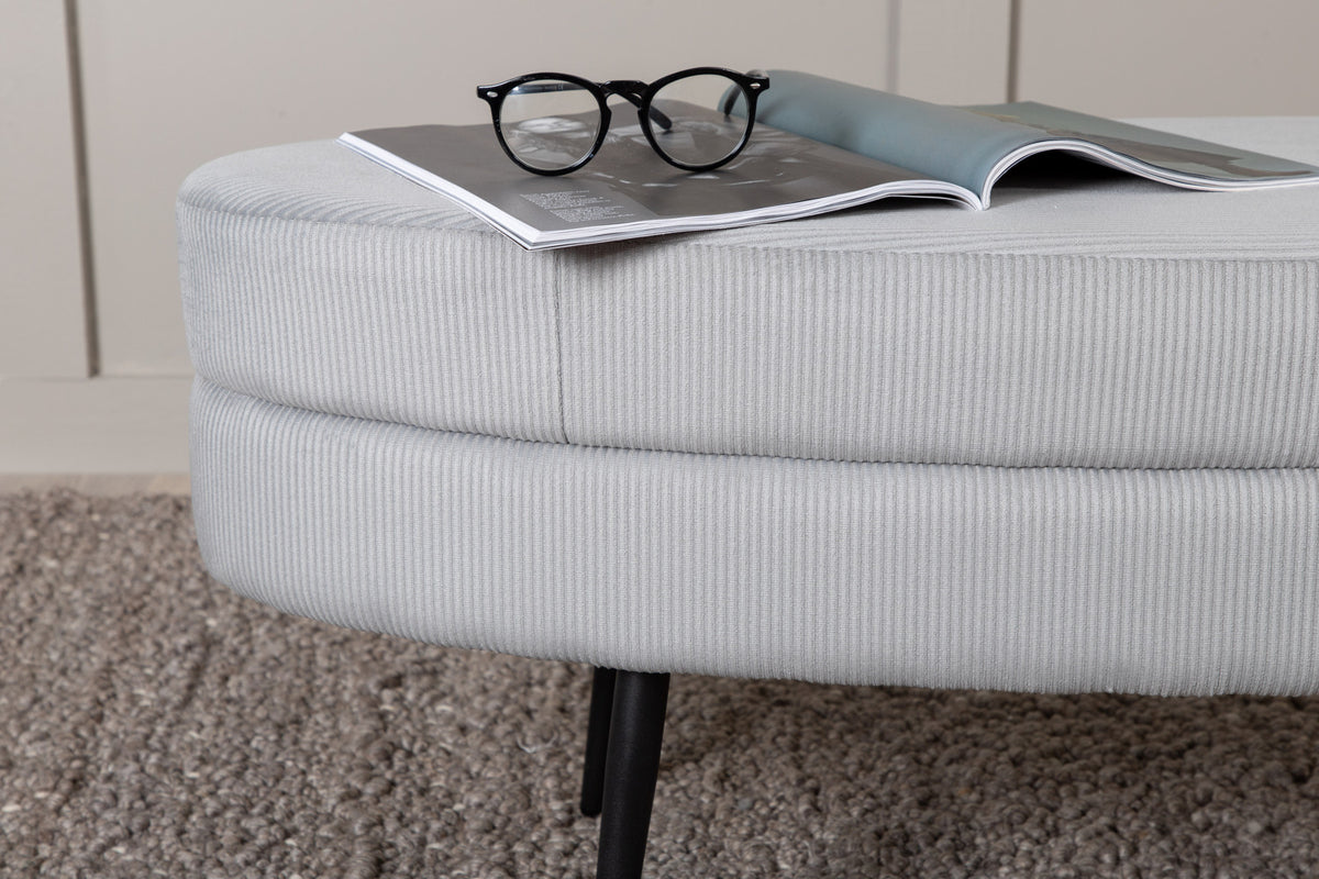 Venture Design Otto Ottoman 40 x 41 x 100 Grå
