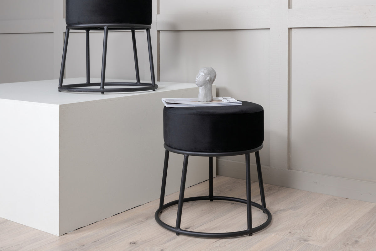 Venture Design Petra Puff ⌀46 ⌀46 Svart