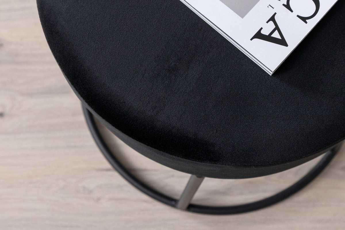 Venture Design Petra Puff ⌀46 ⌀46 Svart