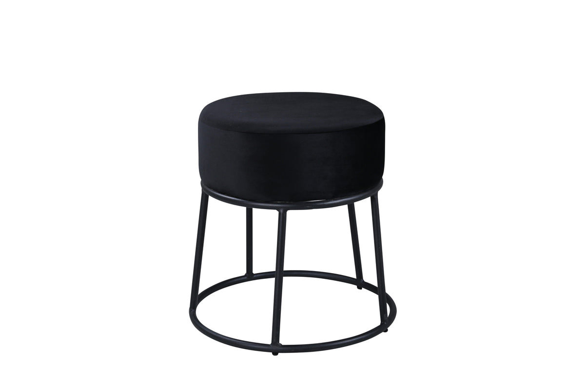 Venture Design Petra Puff ⌀46 ⌀46 Svart