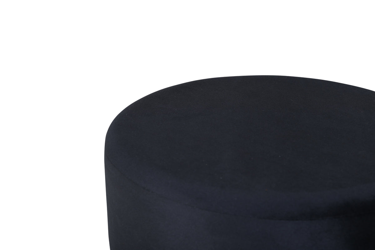 Venture Design Petra Puff ⌀46 ⌀46 Svart