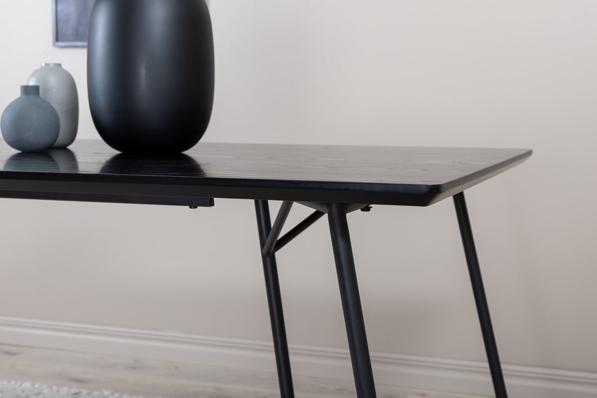 Venture Design Petra Rektangulära Matbord 190 x 90 Svart