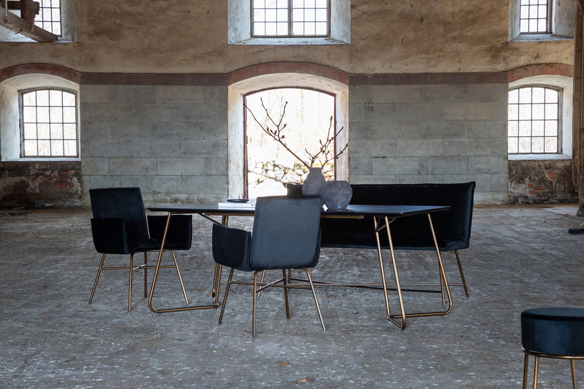 Venture Design Petra Rektangulära Matbord 190 x 90 Svart