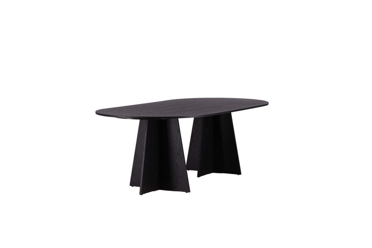 Venture Design Bootcut Ovala Matbord 230 x 115 Svart