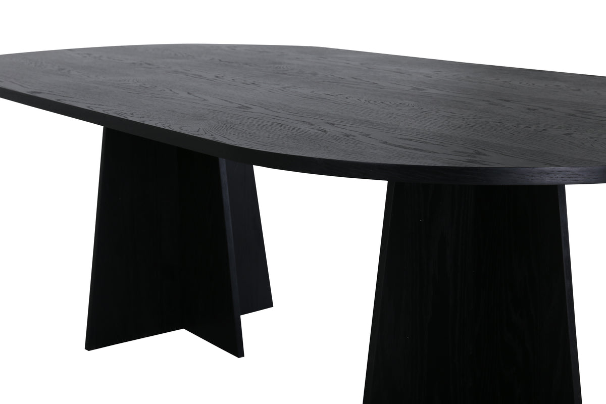 Venture Design Bootcut Ovala Matbord 230 x 115 Svart