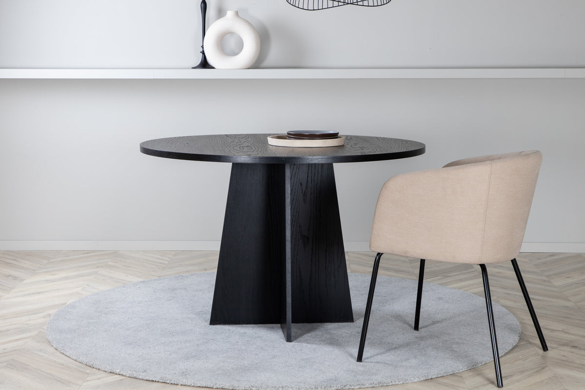 Venture Design Bootcut Runda Matbord ⌀110 Svart