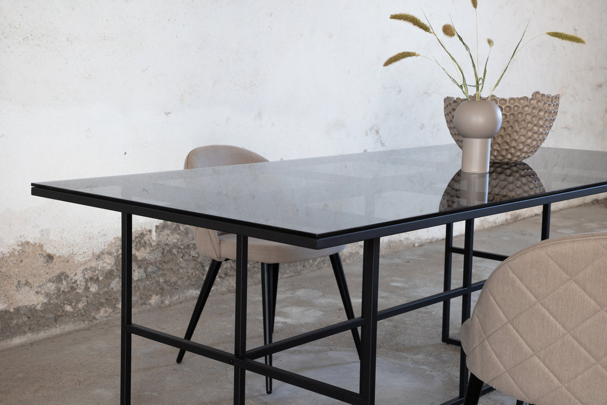Venture Design Leif Rektangulära Matbord 200 x 90 Svart