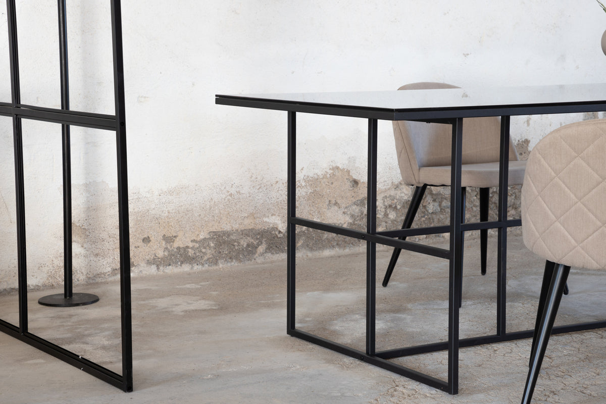 Venture Design Leif Rektangulära Matbord 200 x 90 Svart