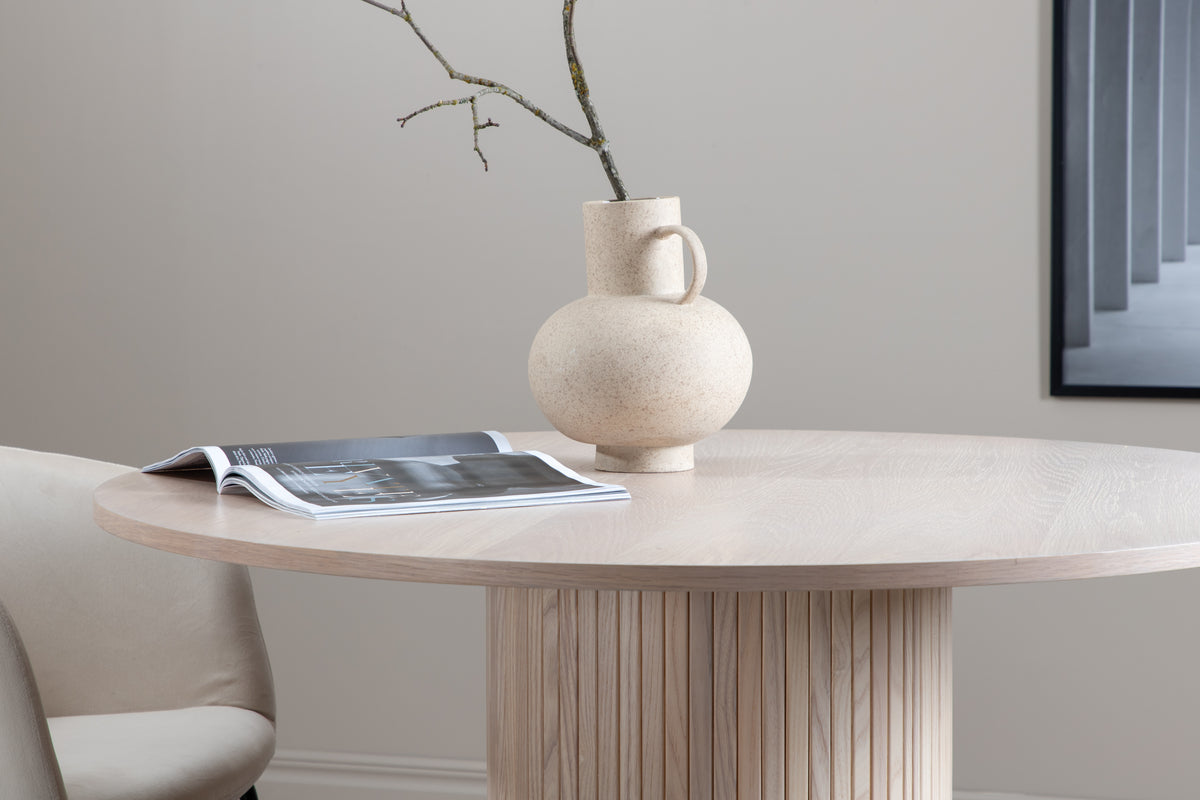 Venture Design Bianca Runda Matbord ⌀110 Vitputsad