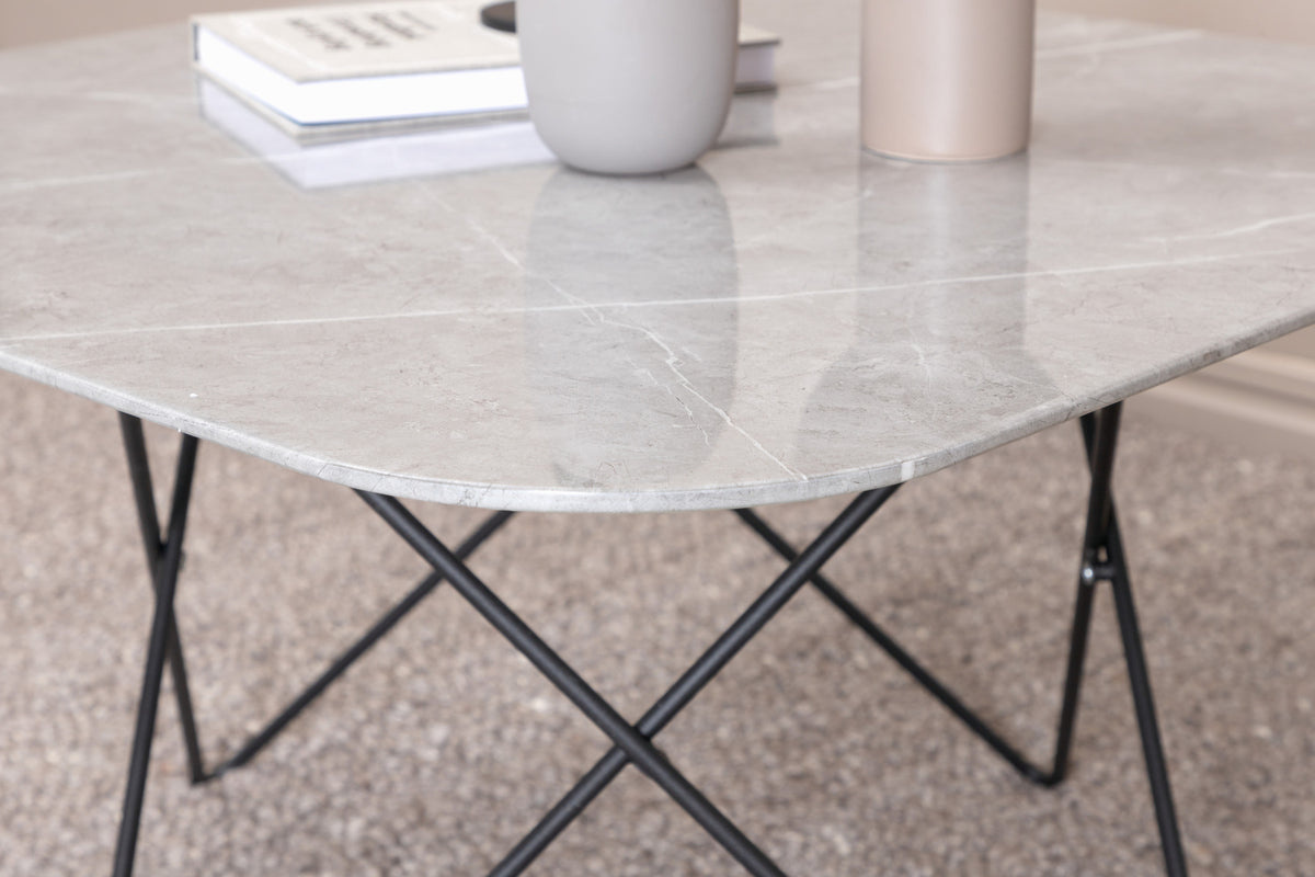 Venture Design Tristar Soffbord 80 x 80 Grå