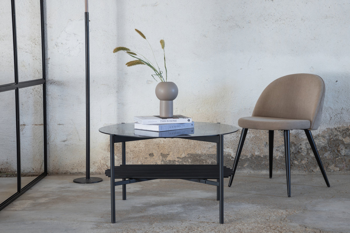 Venture Design Von Staf Soffbord ⌀80 Svart