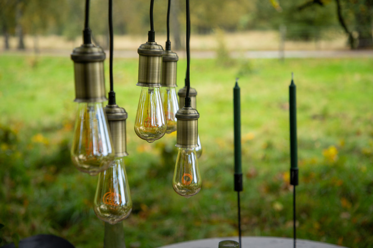 Venture Design Fall Taklampor Svart