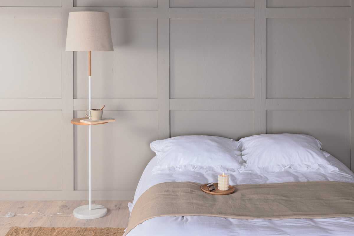 Venture Design Hattman Golvlampor Beige