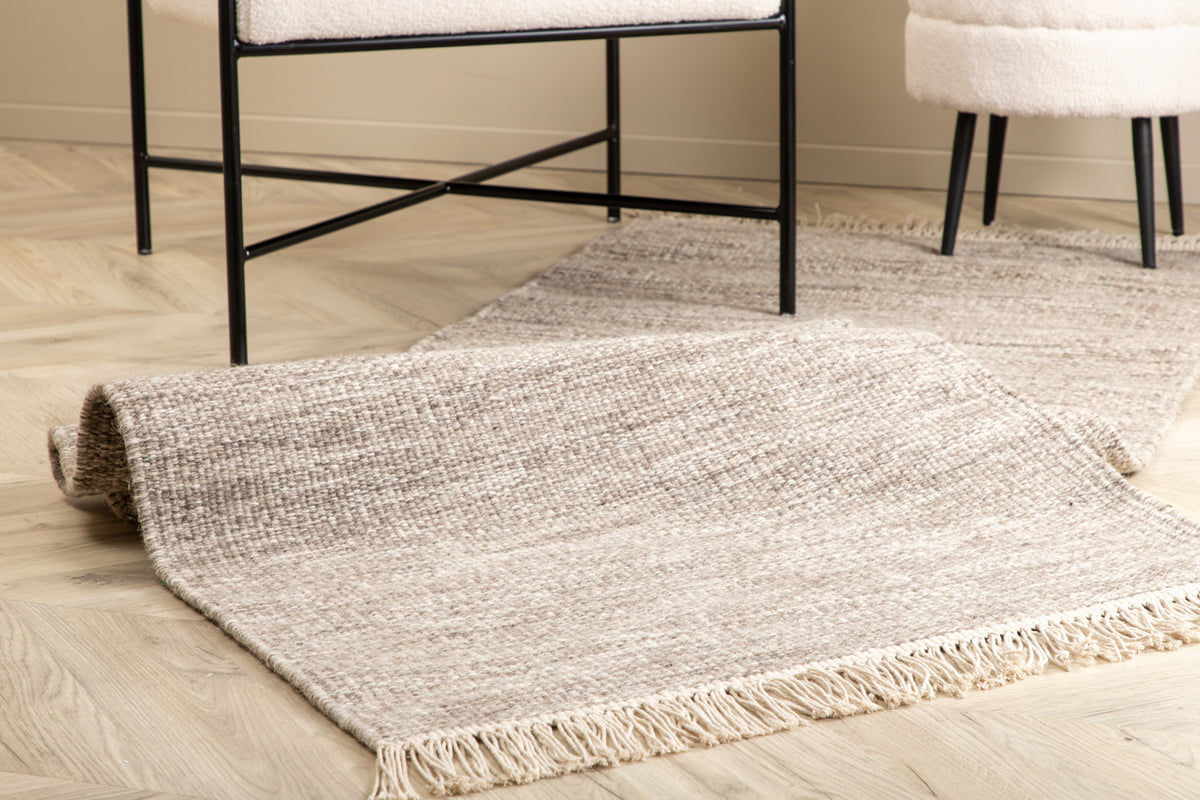 Venture Design Cyrus Rektangulära Mattor 250 x 80 Beige