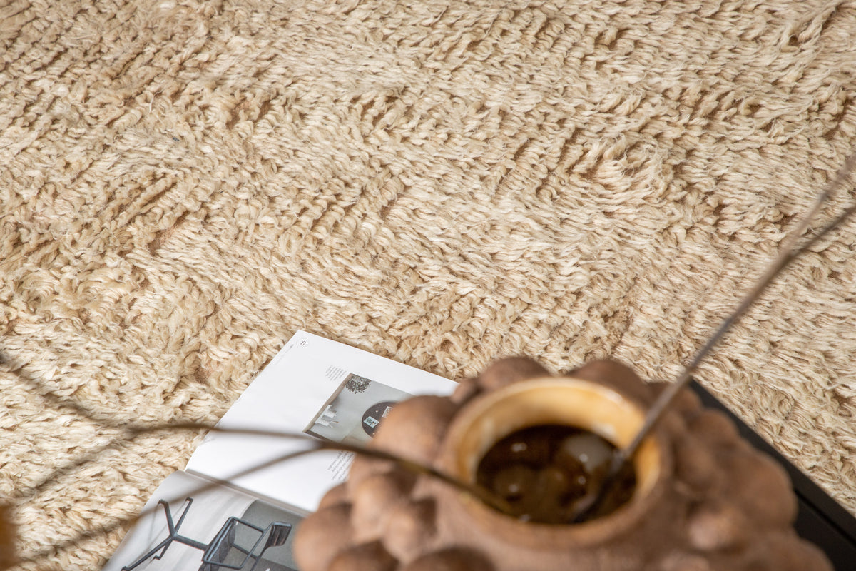 Venture Design Leiko Rektangulära Mattor 300 x 200 Beige