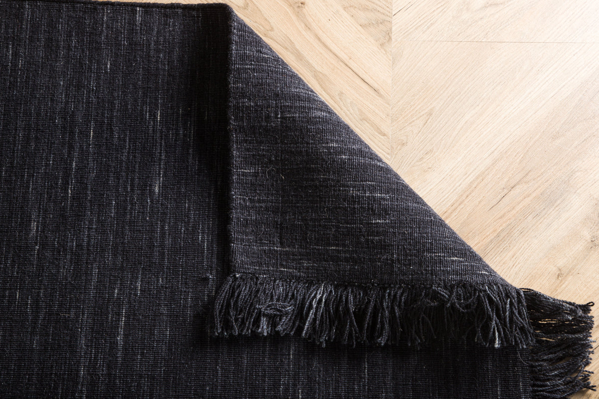 Venture Design Elton Rektangulära Mattor 350 × 250 Svart