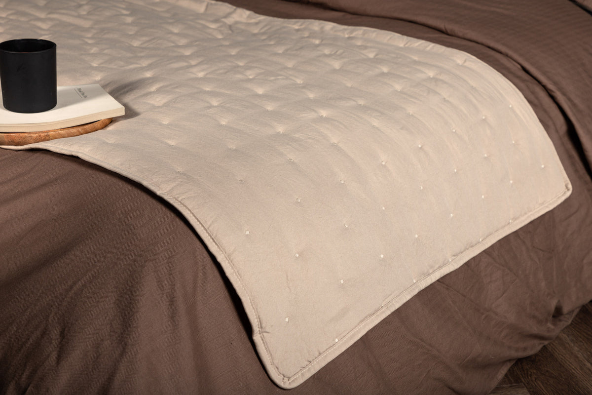 Venture Design Sally Överkast 80 x 260 Beige