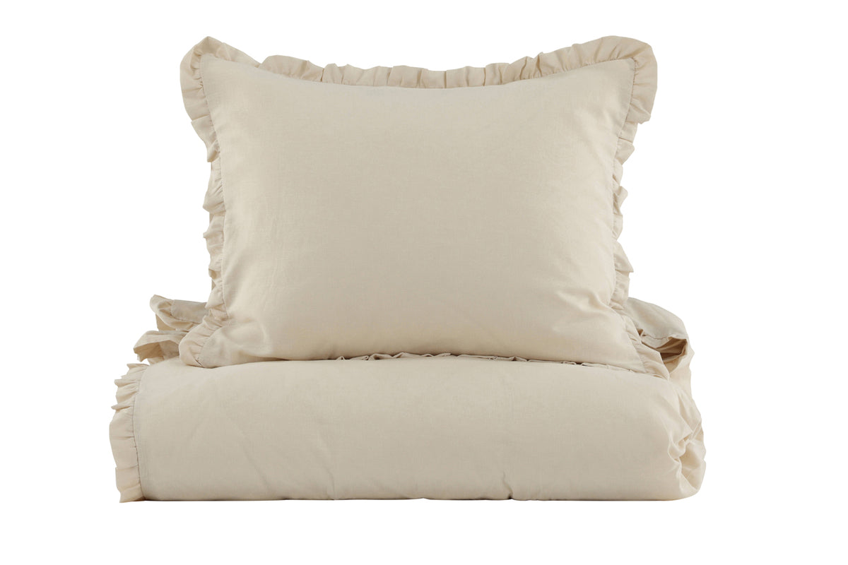 Venture Design Lias Påslakanset 200 x 150 Beige