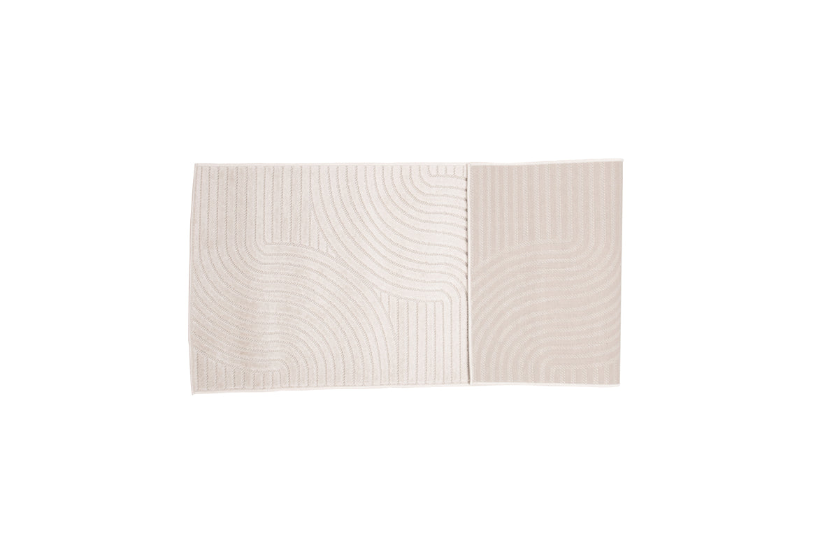 Venture Design Vince Ovala Mattor 80 x 200 Vit