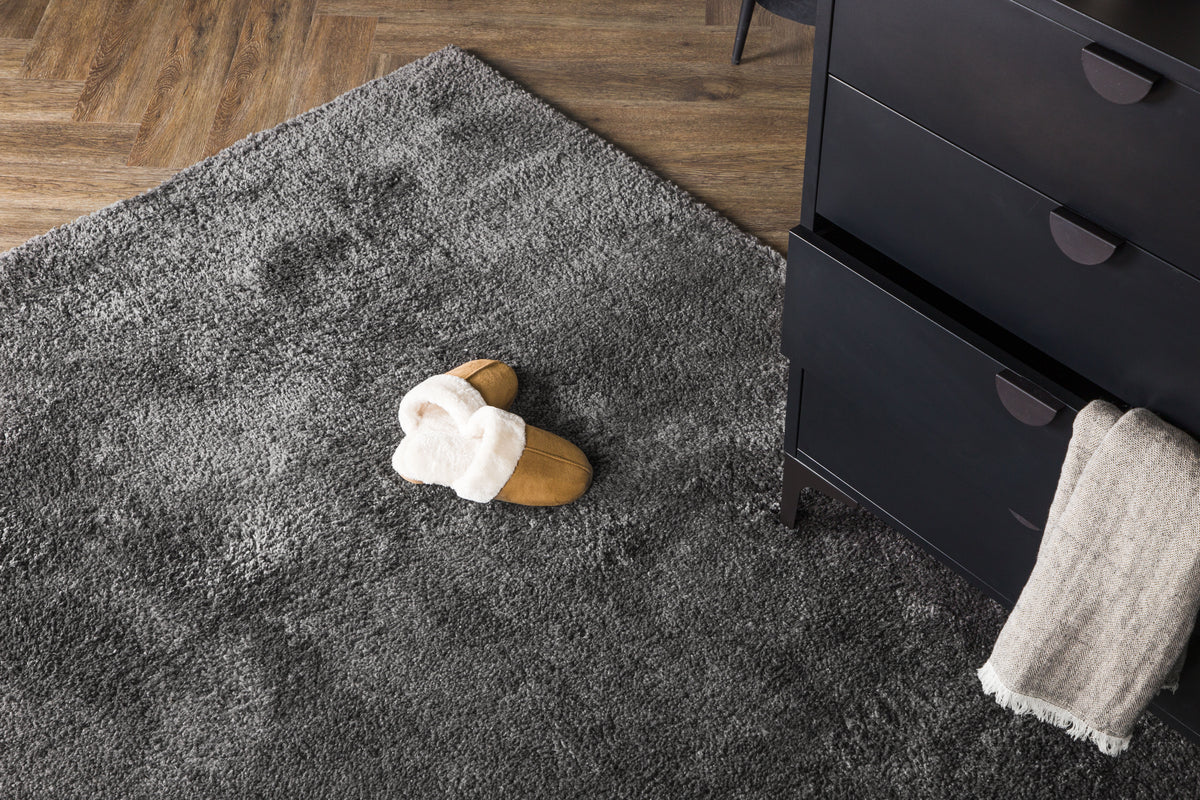 Venture Design Walter Rektangulära Mattor 230 x 160 Mörkgrå